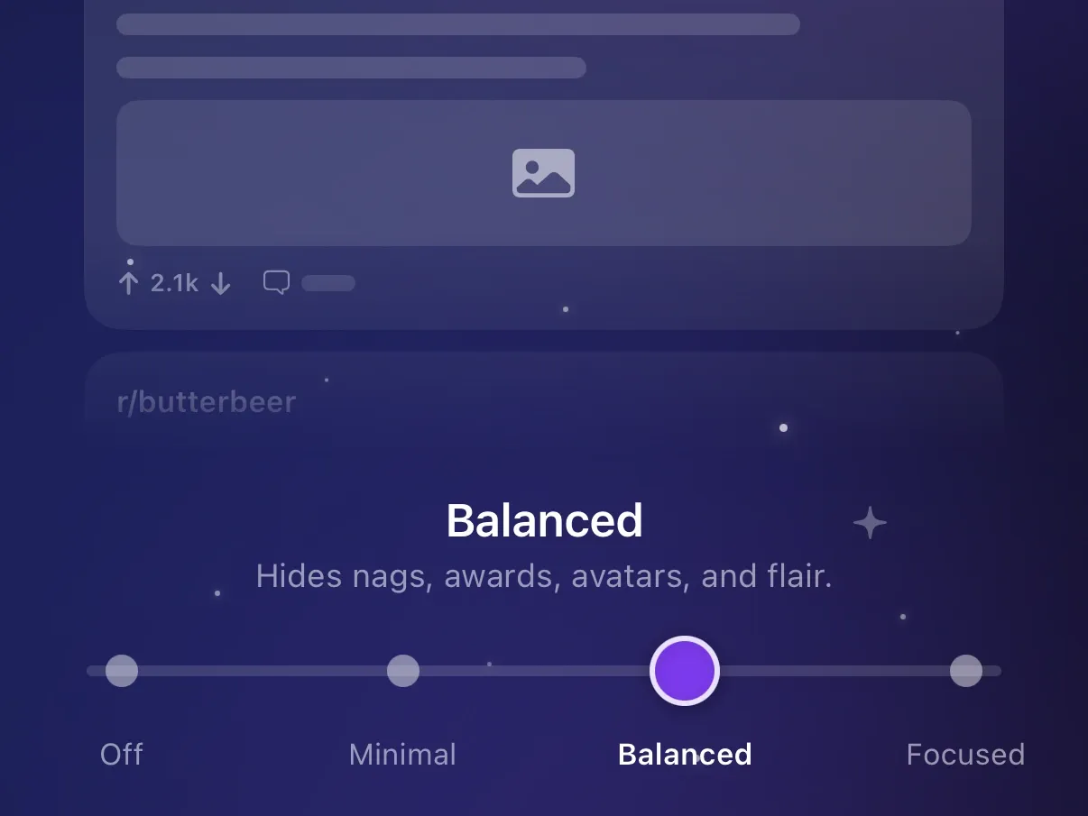 Protego’s preset track set to Balanced.